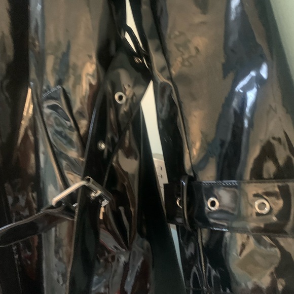 Limited edition Cardi B for Fashion Nova black Trench coat SOLD OUT size MEDIUM - Picture 8 of 16